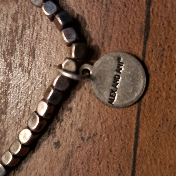 Alex and Ani Prints of Love Multi Charm Stretch Bracelet - Picture 4 of 4